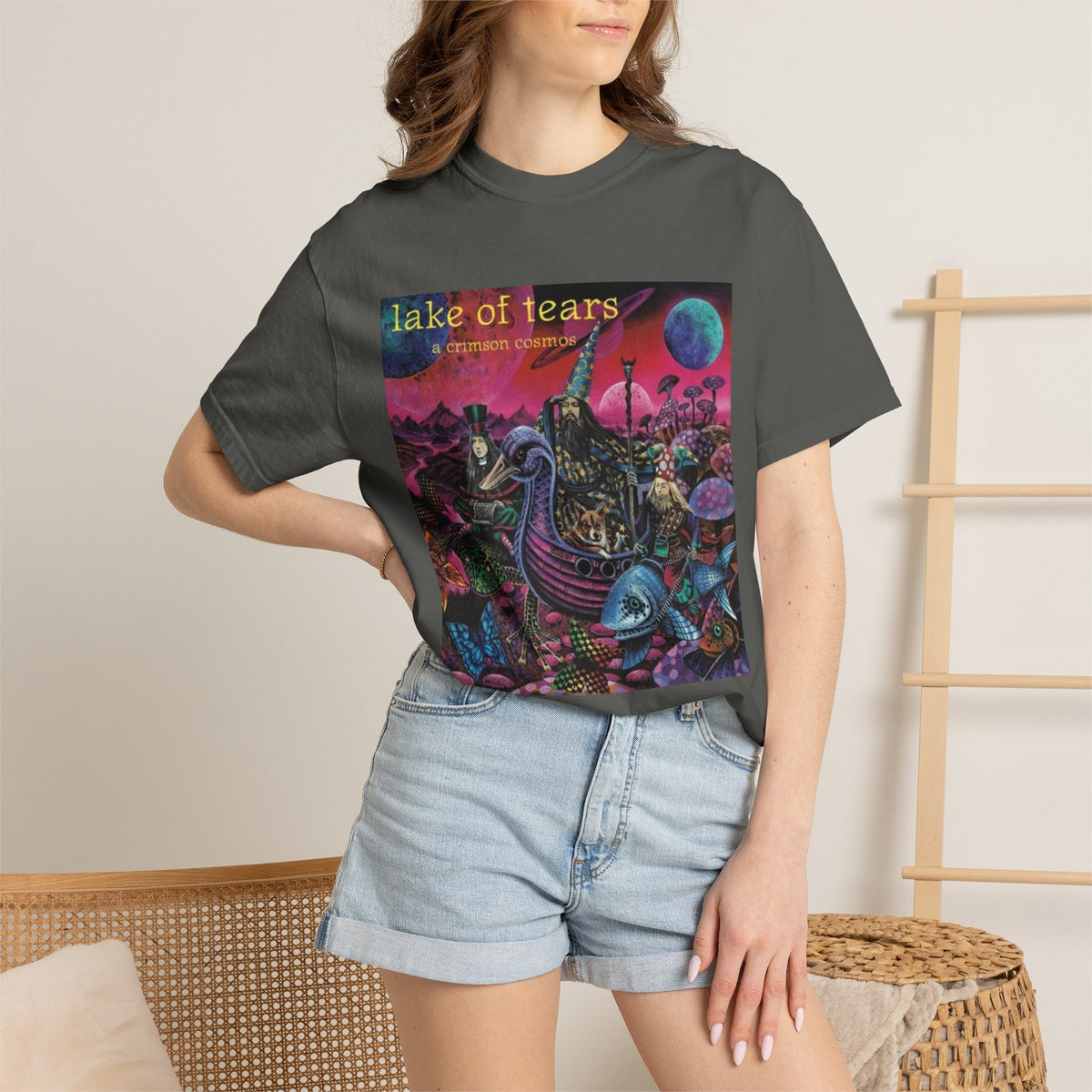 Camiseta con arte del álbum de Lake of Tears | ilustración de fantasía psicodélica