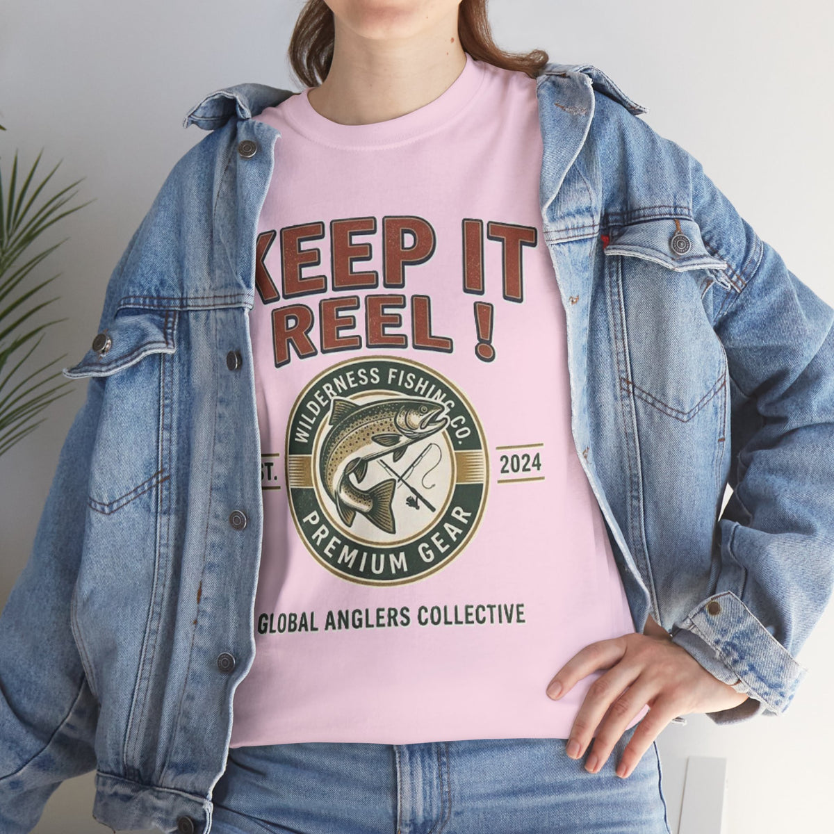 Keep It Reel Fishing Bass Graphic T-Shirt