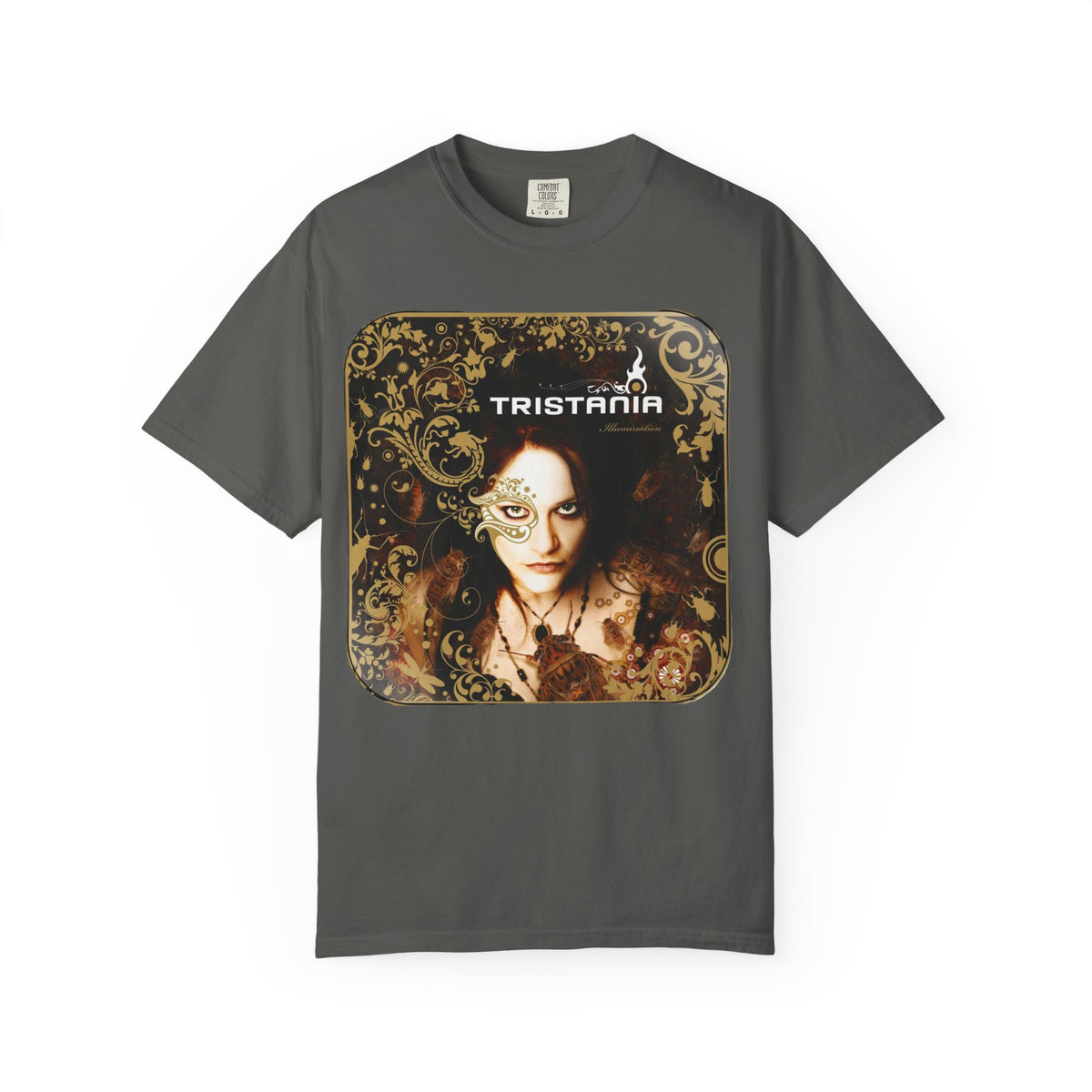 Camiseta con el arte del álbum Illumination de Tristania | Camiseta de la banda noruega de metal gótico