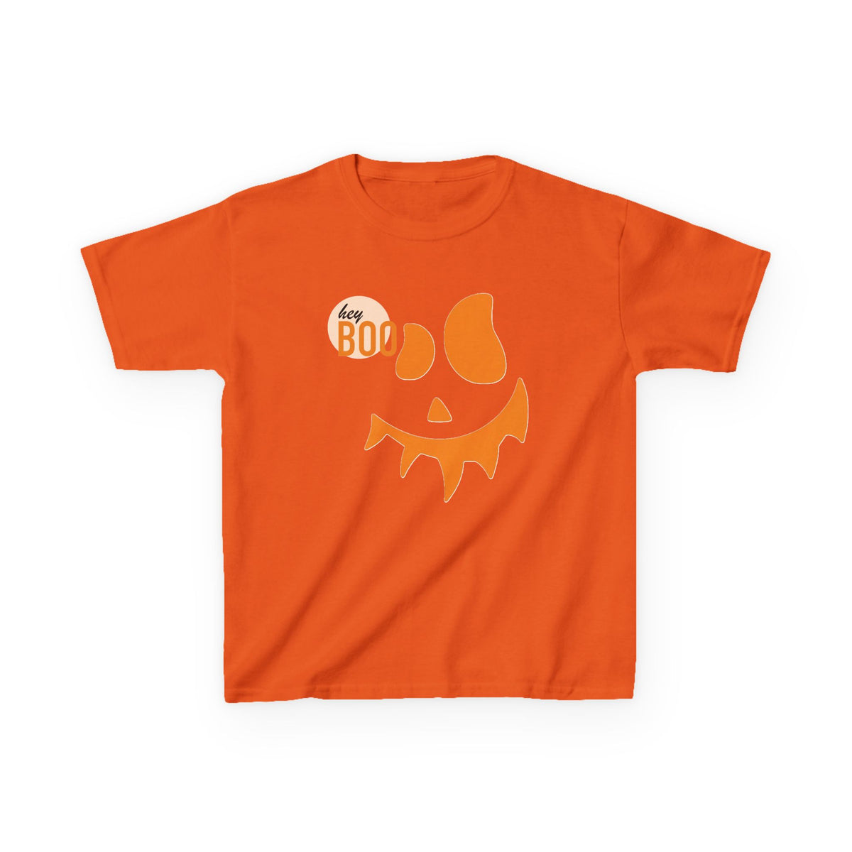 Jack O'Lantern Face Kids Tee | Halloween Boo Pumpkin Shirt