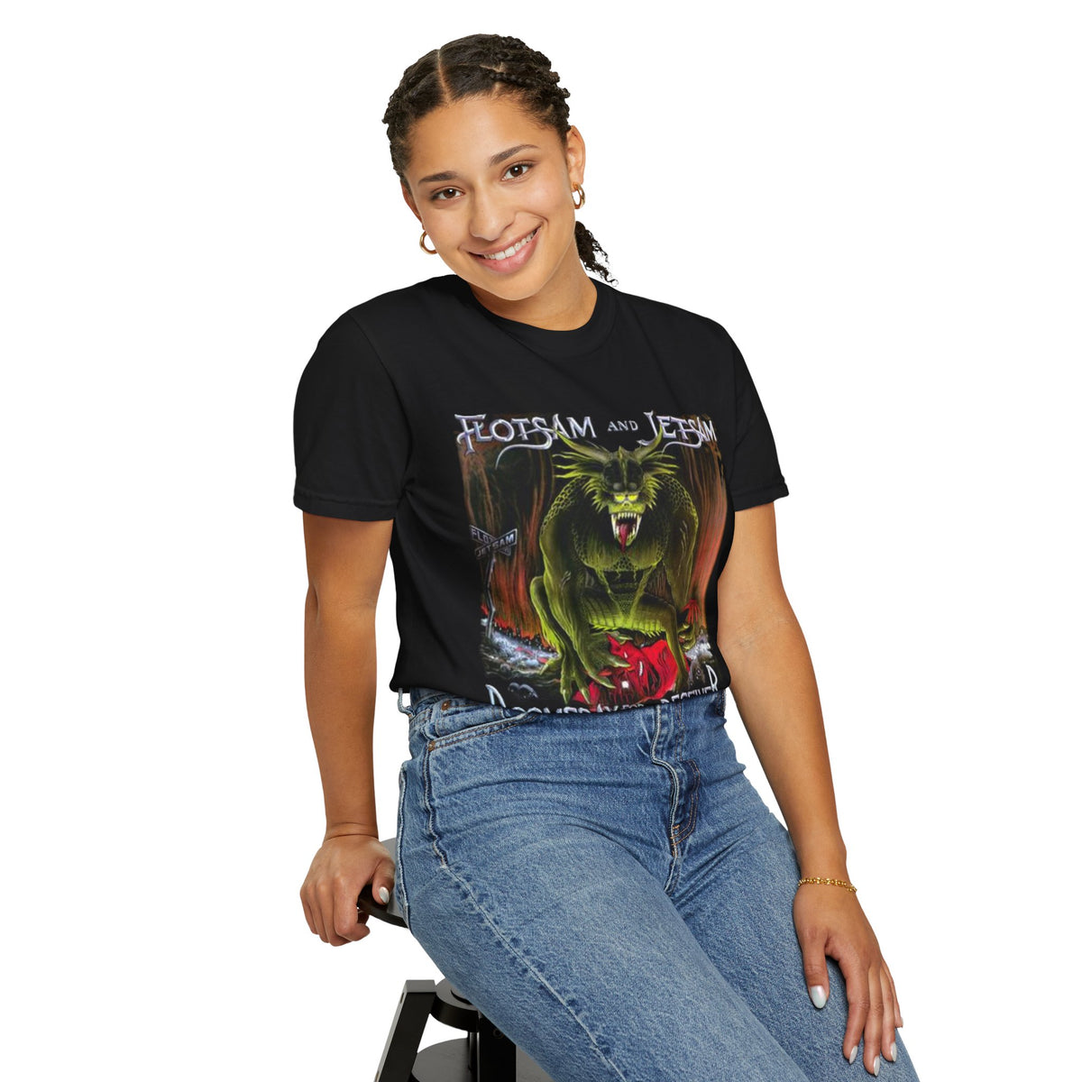 Flotsam & Jetsam Doomsday For the Deceiver Album Artwork T-Shirt | Thrash Metal Band Art Tee