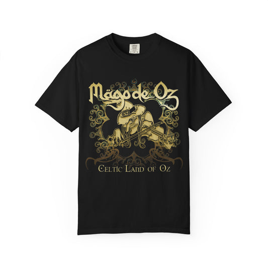 Mago de Oz Skull Violin Artwork T-shirt | Celtic Land of Oz Band Tee