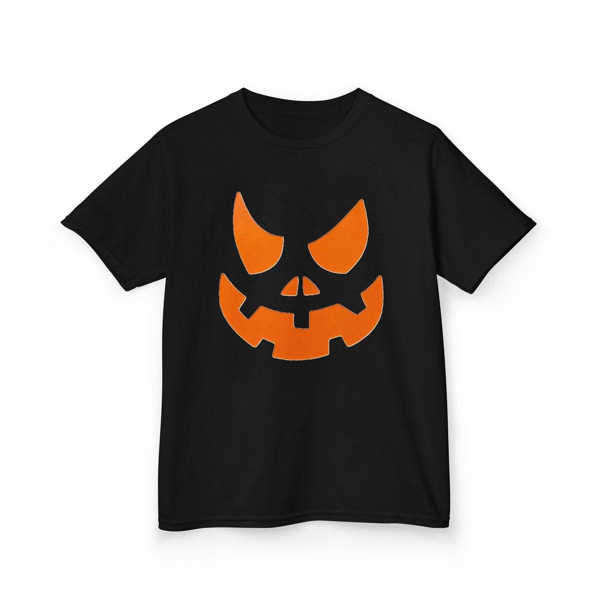 Jack-o'-Lantern Face Kids Tee | Halloween Pumpkin Shirt
