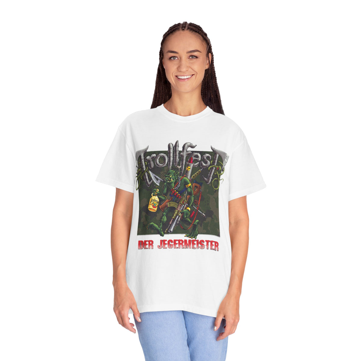 Camiseta gráfica con arte de Trollfest Der Jegermeister | Metal folclórico balcánico noruego