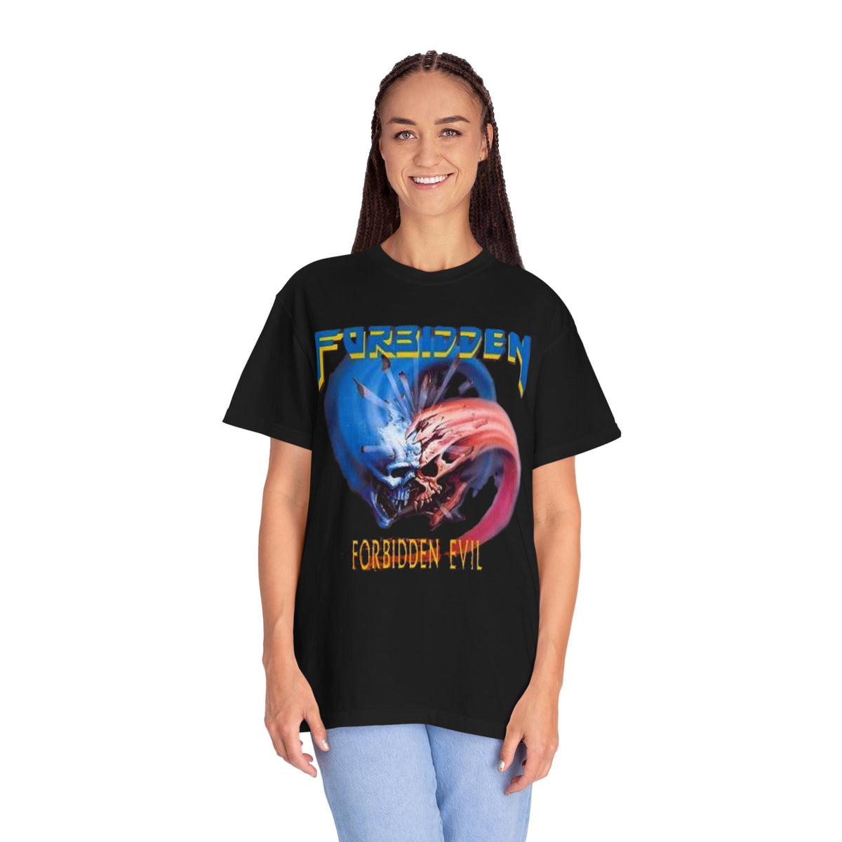 Forbidden Evil Album Artwork T-shirt | Retro Thrash Metal Band Graphic Tee