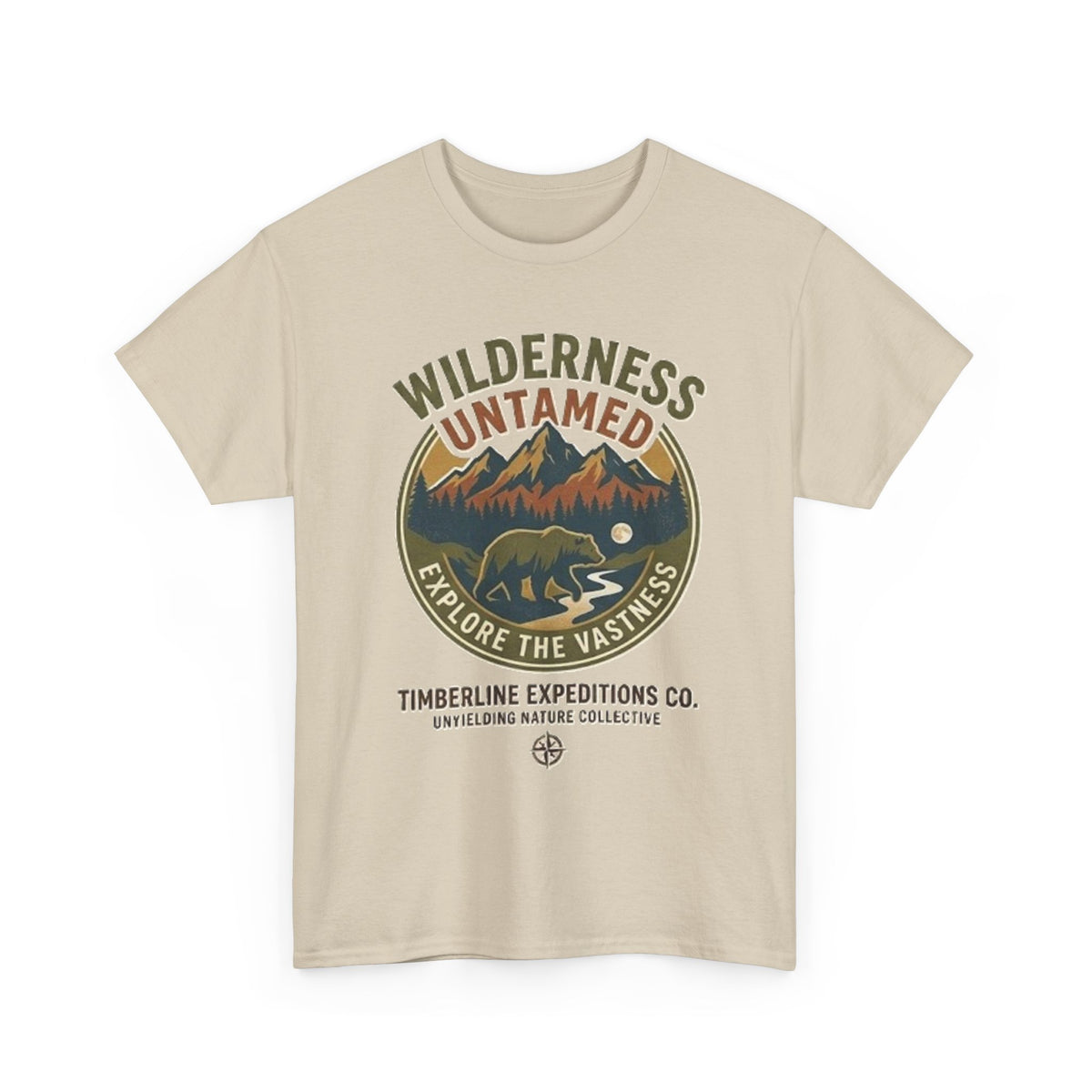 Wilderness Untamed Mountain Bear Graphic T-Shirt