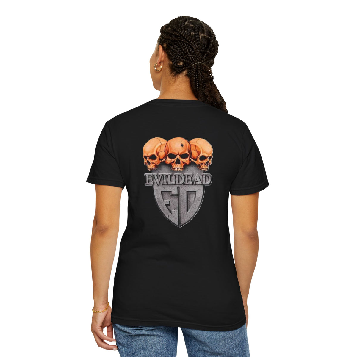Camiseta con la portada del álbum United States Of Anarchy de Evil Dead | Camiseta gráfica de calavera de Thrash Metal estadounidense de Evil Dead