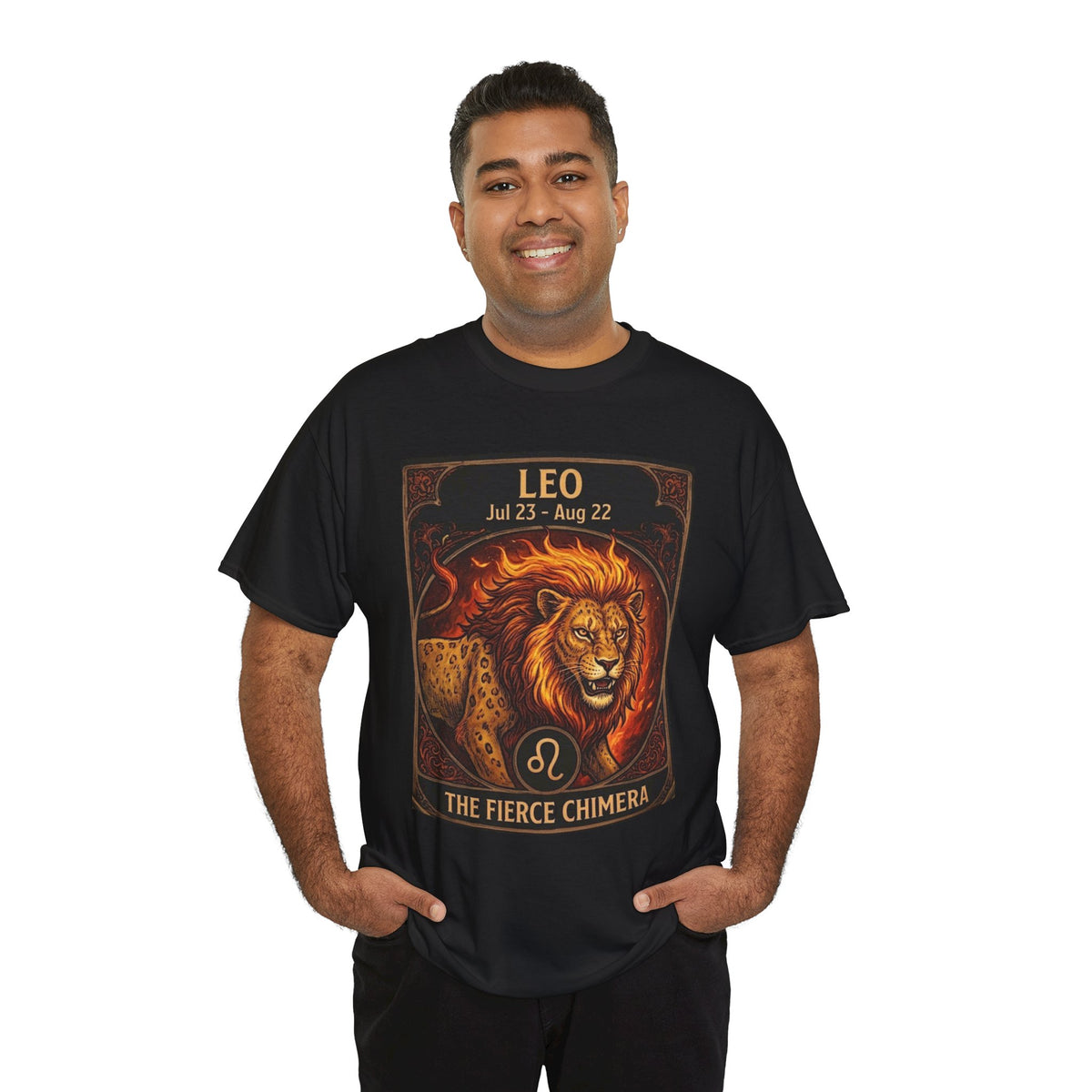 Leo Zodiac Lion shirt | Halloween Zodiac Astrology The Fierce Chimera tee