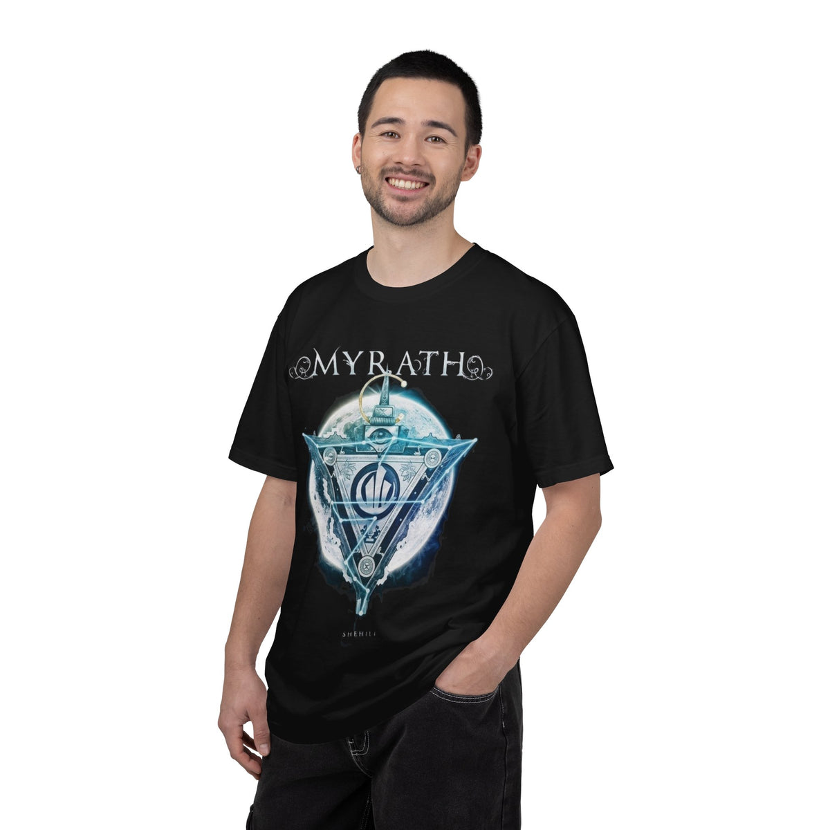 Myrath band logo T-Shirt | Shehili Album Artwork moon emblem metal band tee
