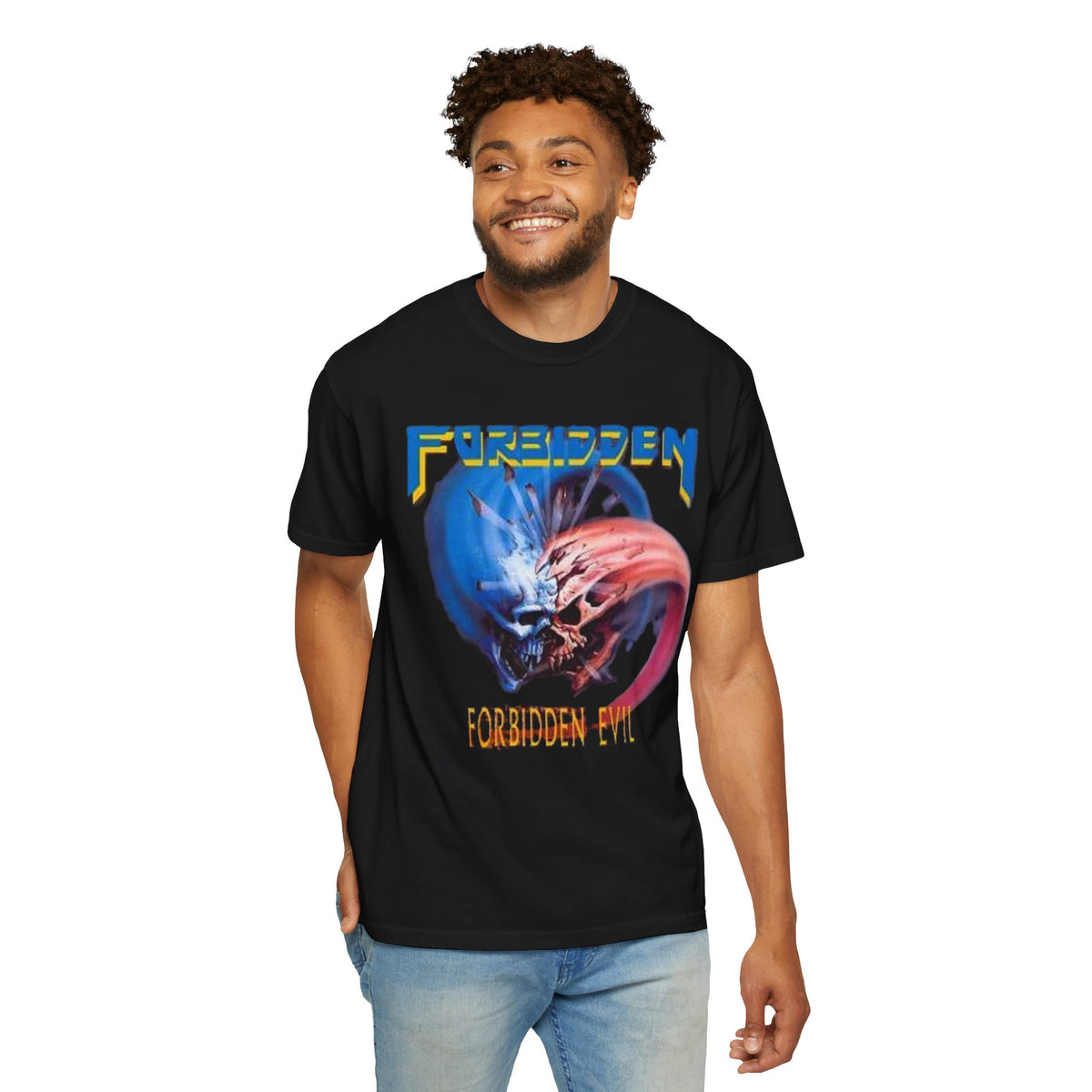 Forbidden Evil Album Artwork T-shirt | Retro Thrash Metal Band Graphic Tee