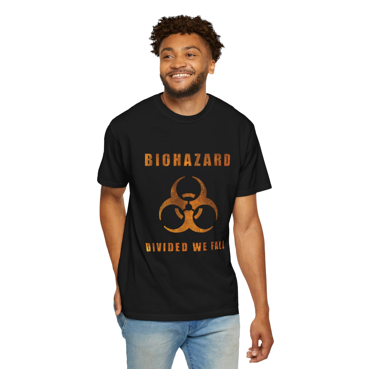 Camiseta con arte de Biohazard Divided We Fall | Camiseta de metal con logo de Biohazard