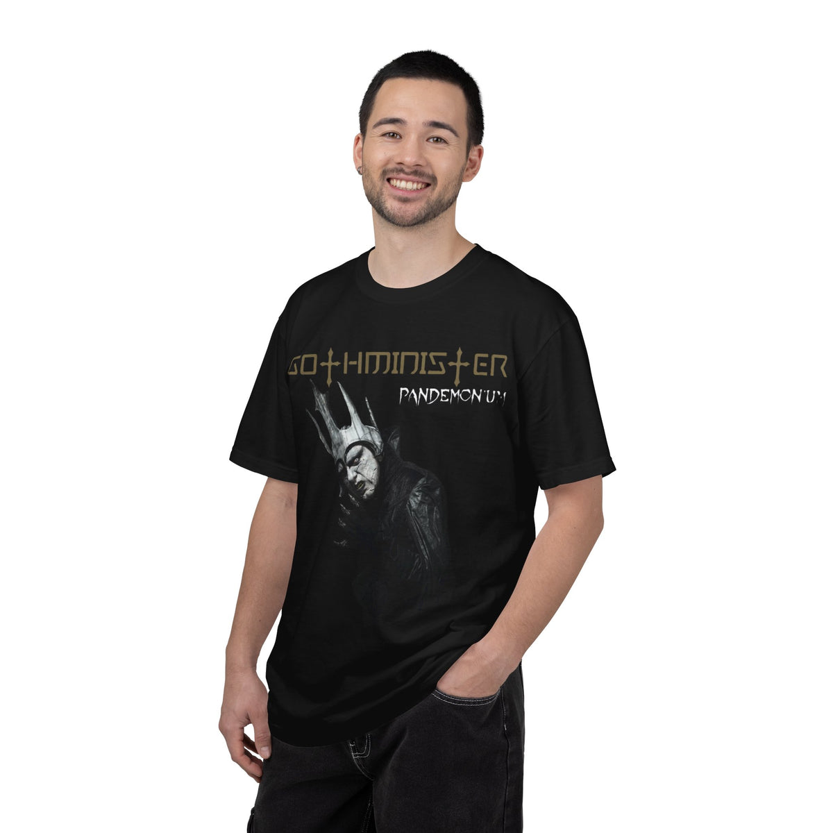 Camiseta gráfica Pandemonium de Gothminister | Obra de arte gótica de terror oscuro