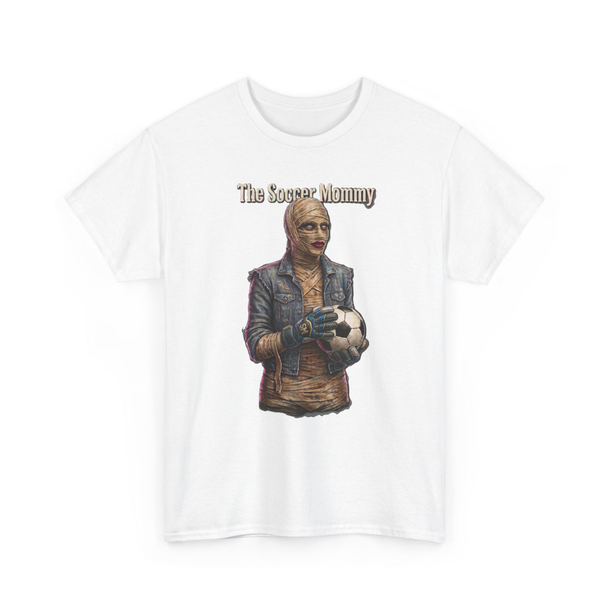 T-shirt Soccer Mommy | Illustration de joueur vintage, t-shirt pour fan de football