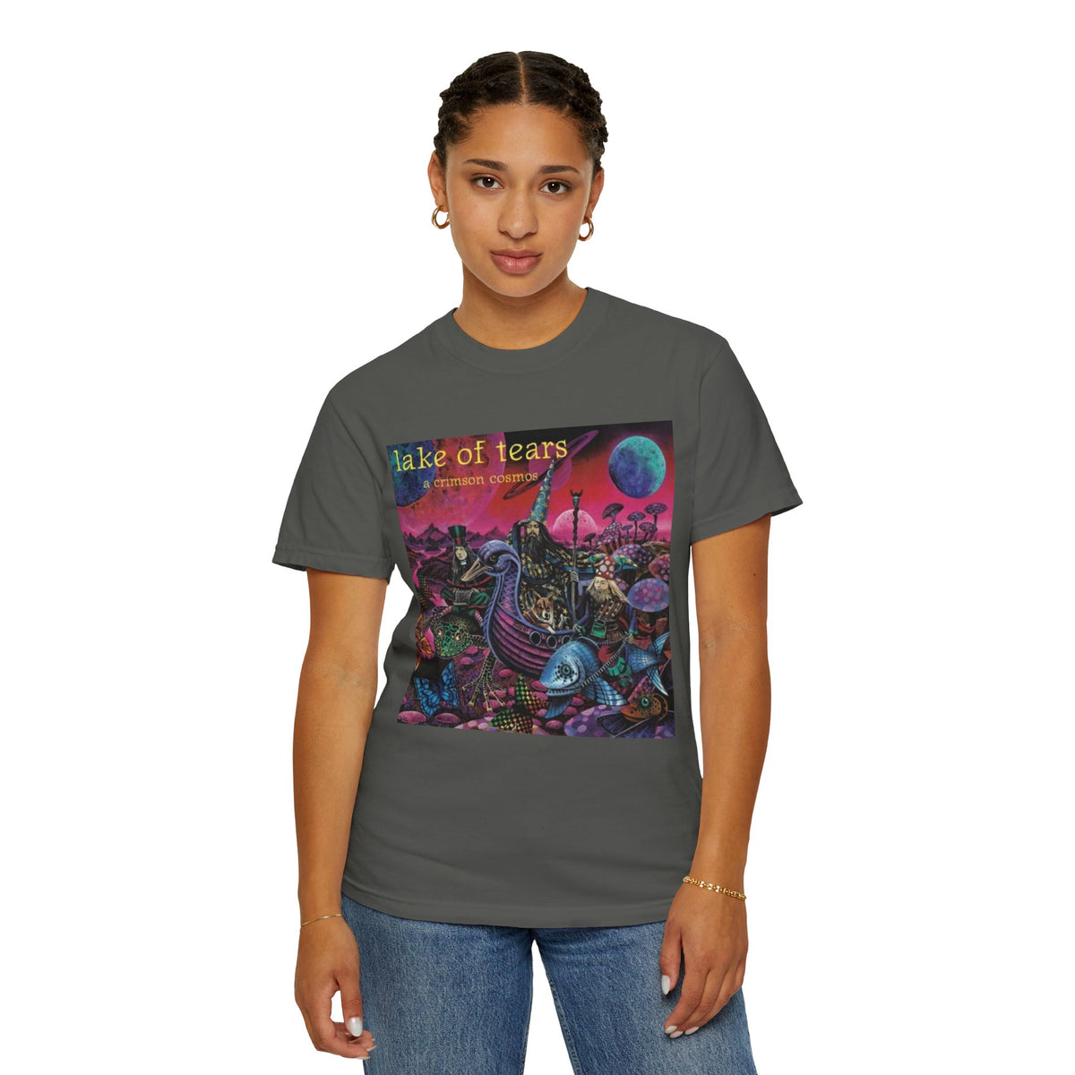 Camiseta con arte del álbum de Lake of Tears | ilustración de fantasía psicodélica
