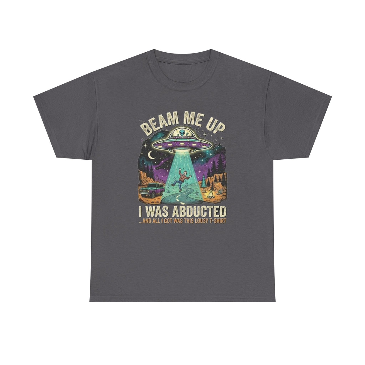 Beam Me Up Alien Abduction Tee | Retro UFO, Space Humor