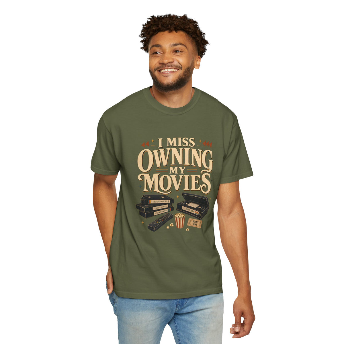 I Miss Owning My Movies Shirt, Vintage Movie Night T-Shirt, Retro VHS Tee, Physical Media Shirt, Film Lover Gift
