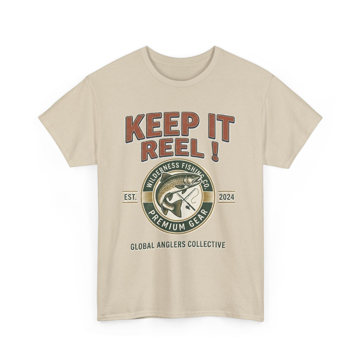 Keep It Reel Fishing Bass Graphic T-Shirt