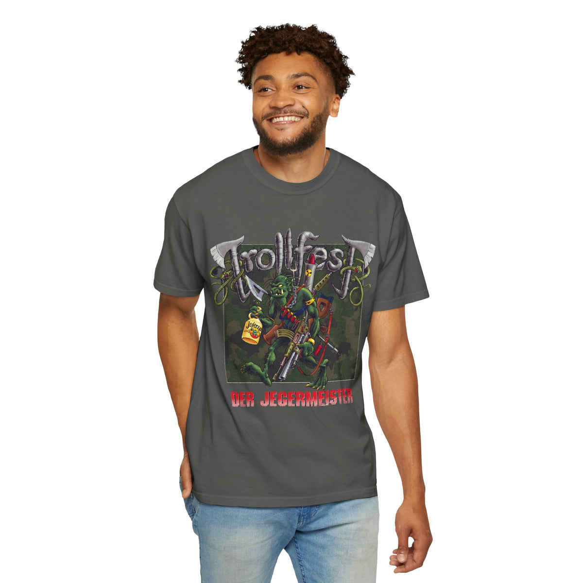 Camiseta gráfica con arte de Trollfest Der Jegermeister | Metal folclórico balcánico noruego