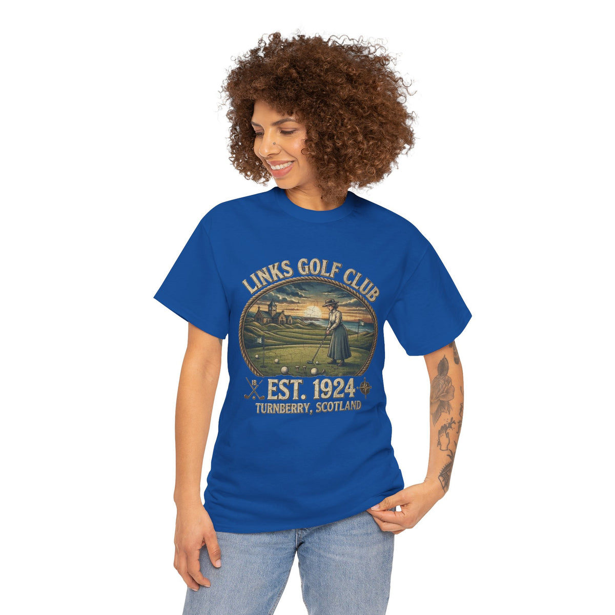Links Golf Club EST. 1924 T-Shirt | Turnberry Scotland golf design