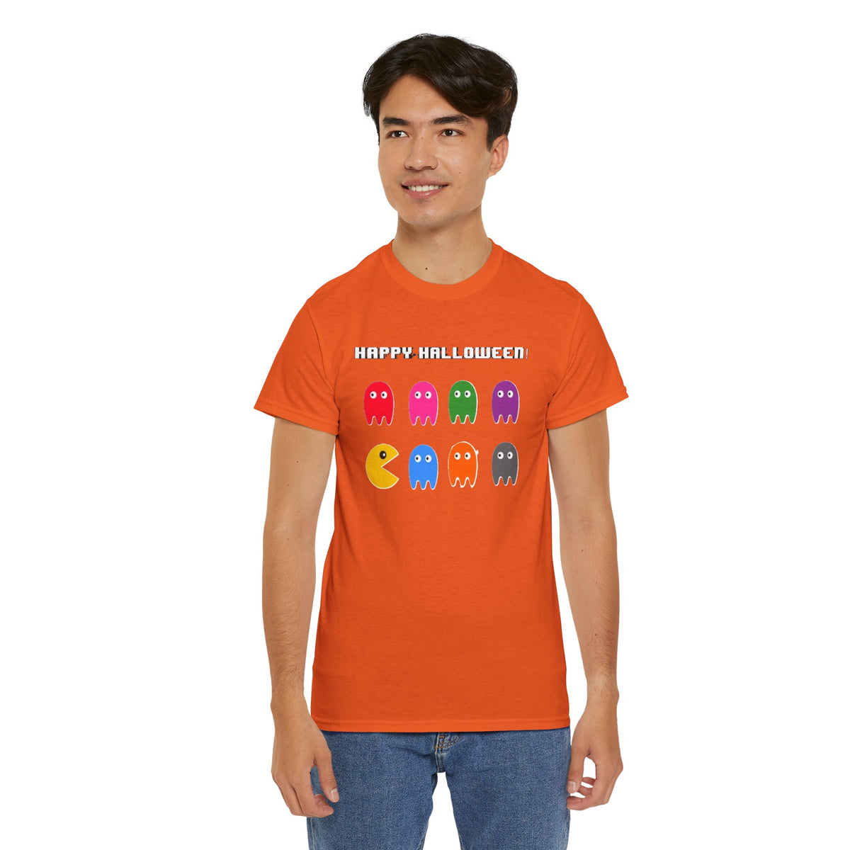 Pac-Man Ghosts Halloween Tee | Retro Arcade Halloween Shirt