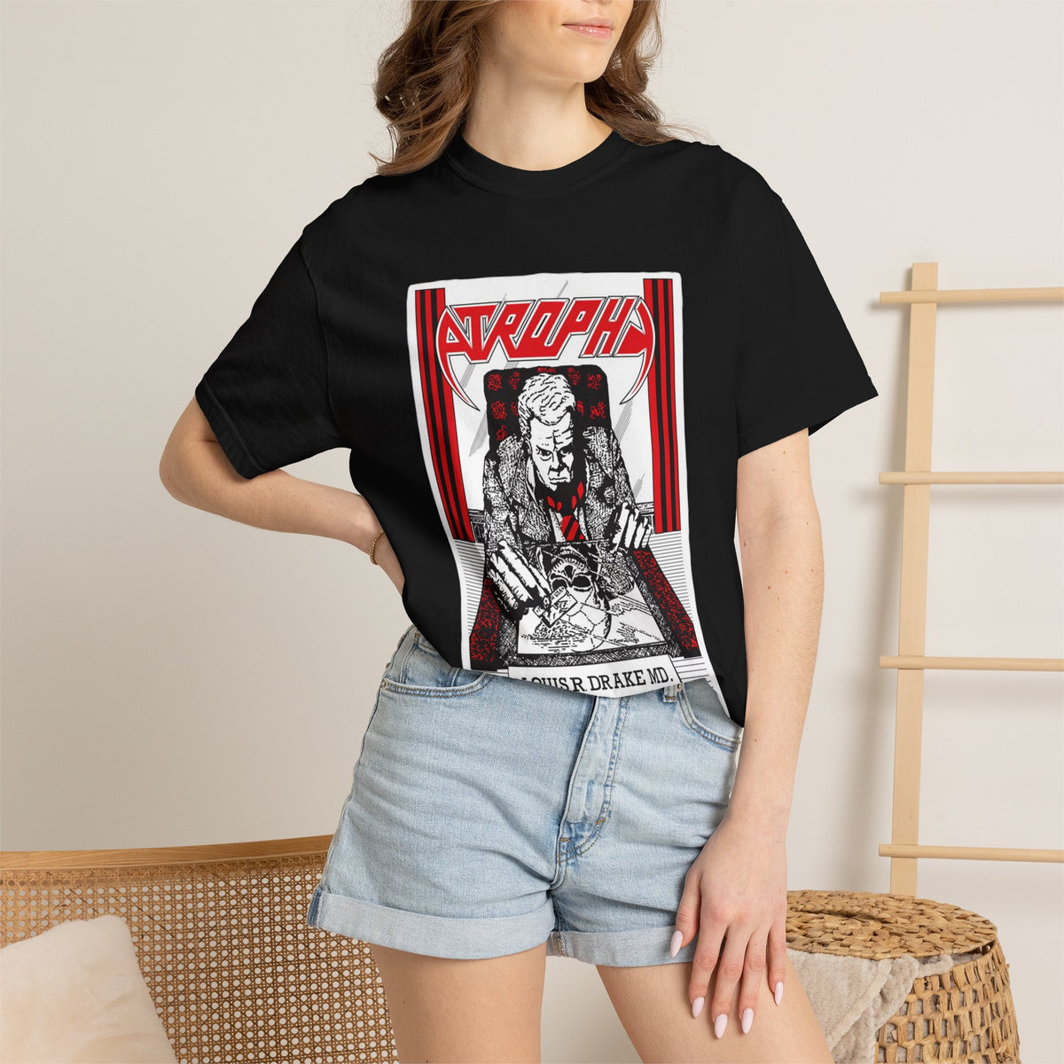 Atrophy Chemical Dependency Album Graphic T-shirt | American Thrash Metal Vintage Tee