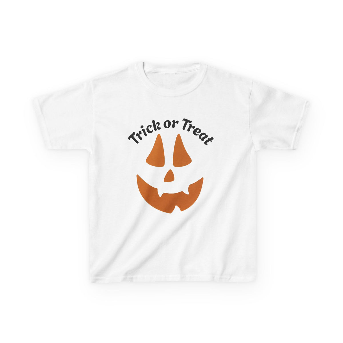 Trick or Treat Jack-o'-Lantern Kids Tee | Halloween Pumpkin Face