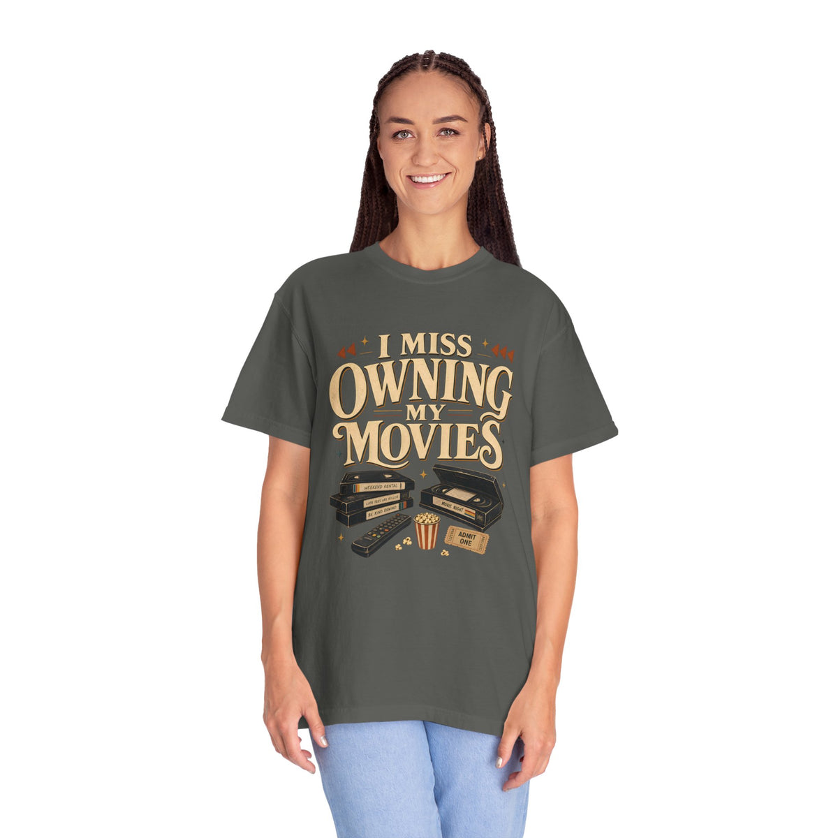I Miss Owning My Movies Shirt, Vintage Movie Night T-Shirt, Retro VHS Tee, Physical Media Shirt, Film Lover Gift