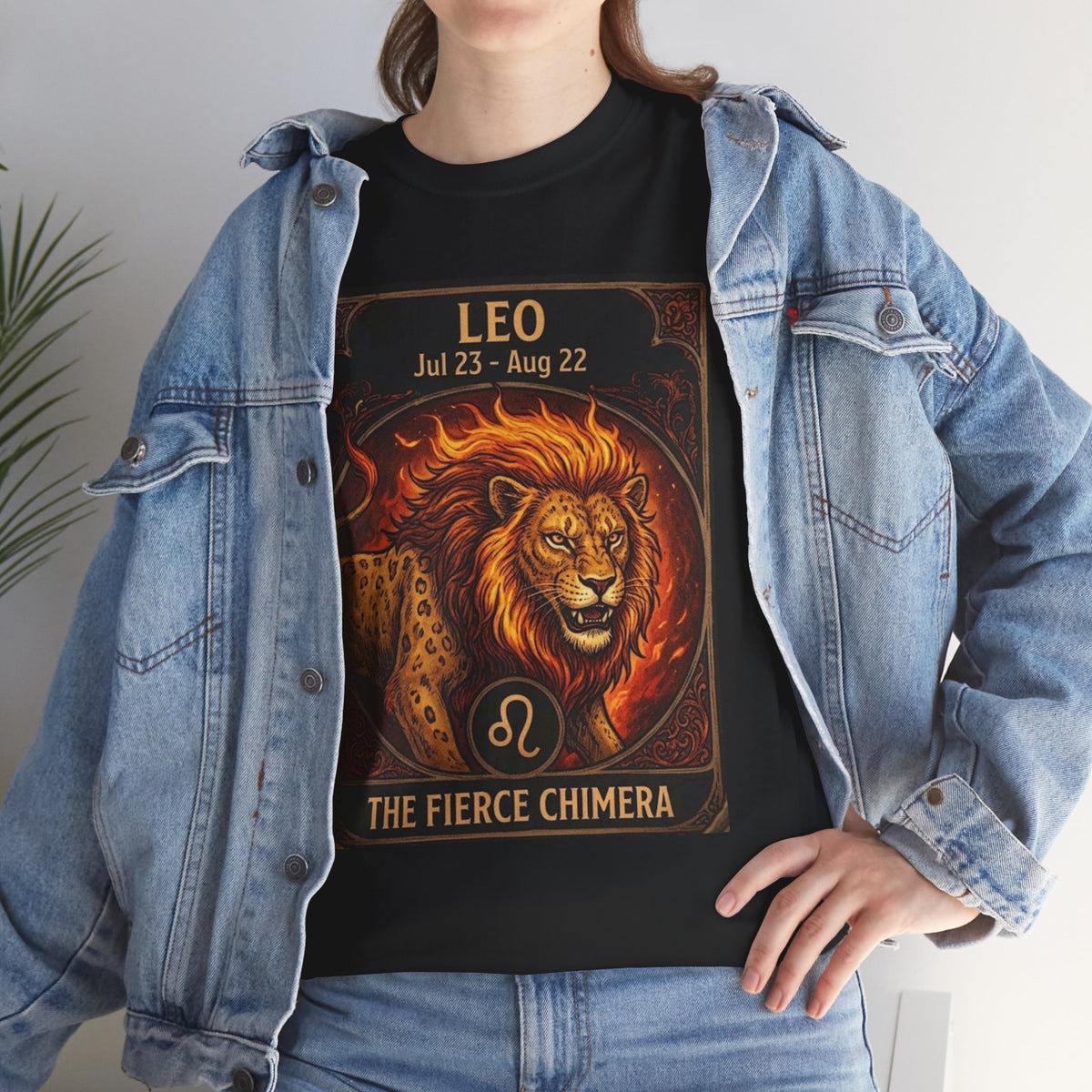 Leo Zodiac Lion shirt | Halloween Zodiac Astrology The Fierce Chimera tee