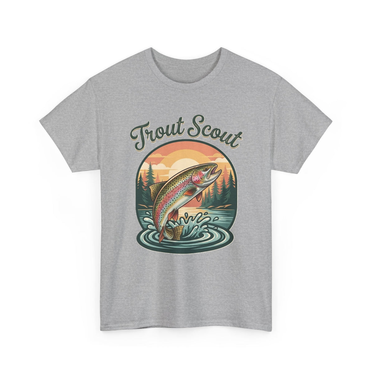 Trout Scout Fishing Graphic T-Shirt