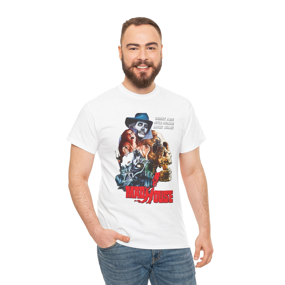 Mad House Vincent Price movie poster T-Shirt | vintage horror Collection Classics tee