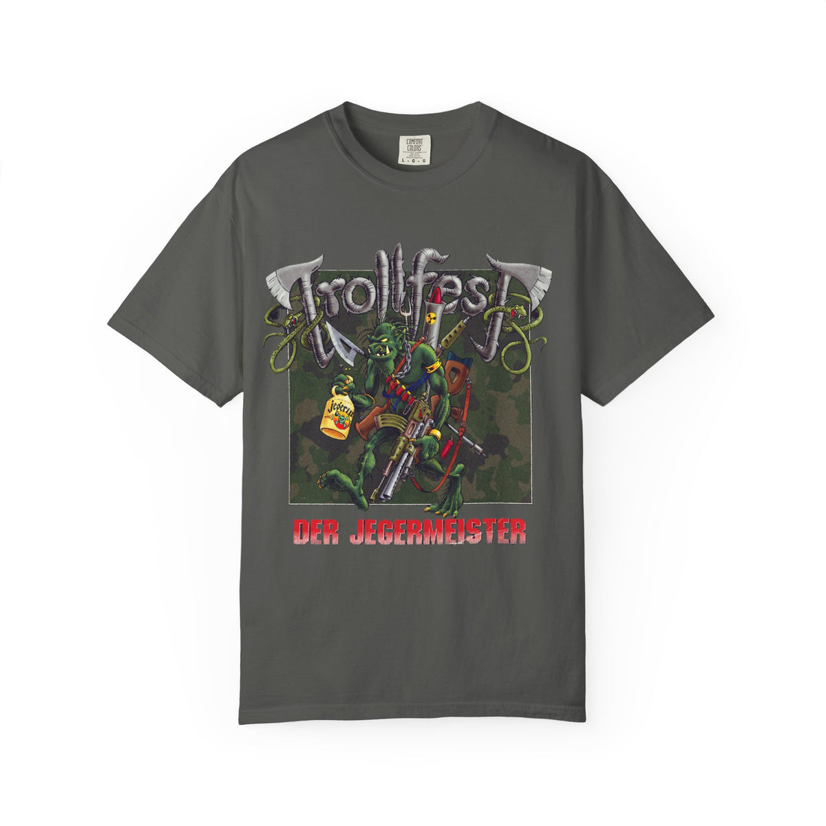Camiseta gráfica con arte de Trollfest Der Jegermeister | Metal folclórico balcánico noruego