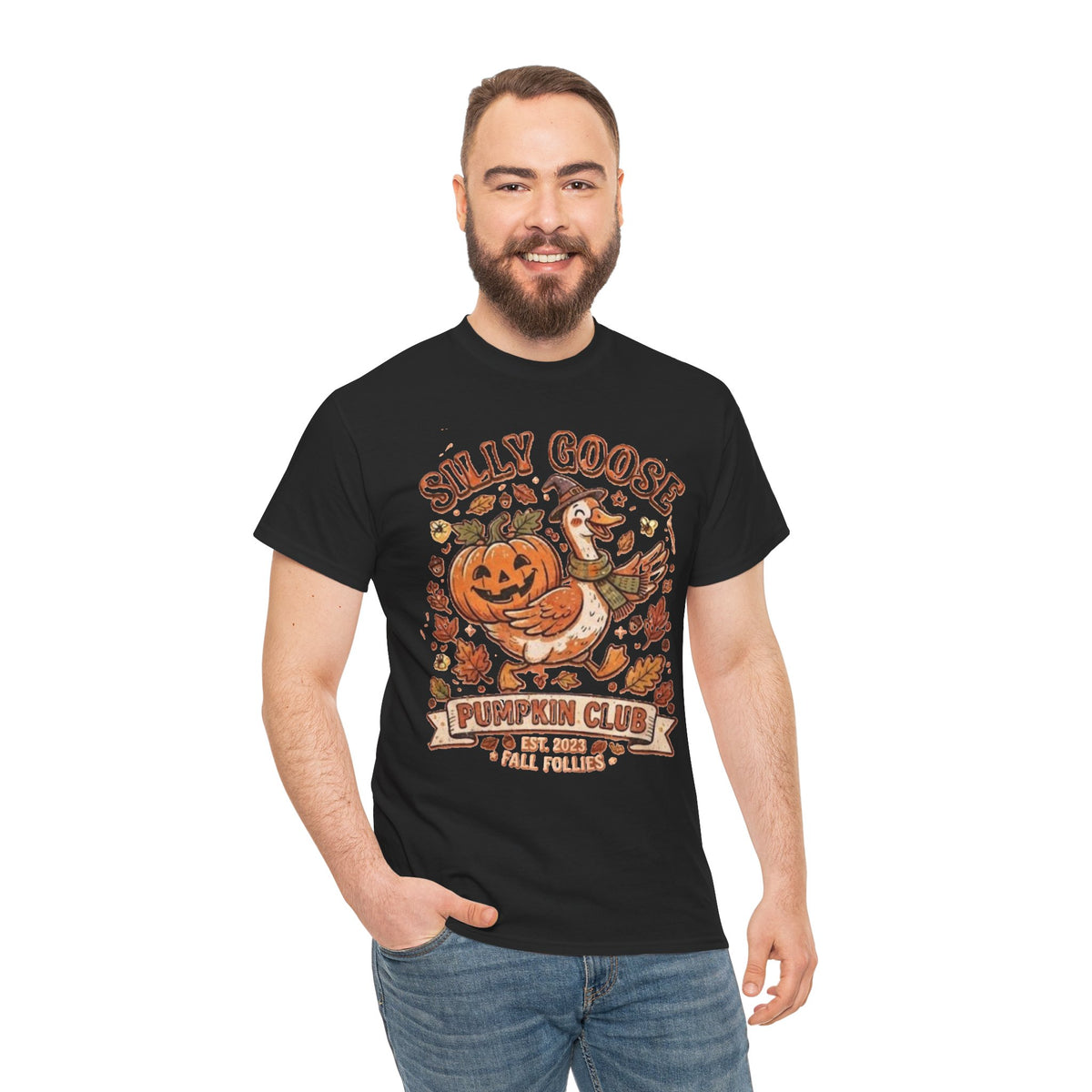 Silly Goose Pumpkin Club Tee | Fall Pumpkin Halloween Shirt