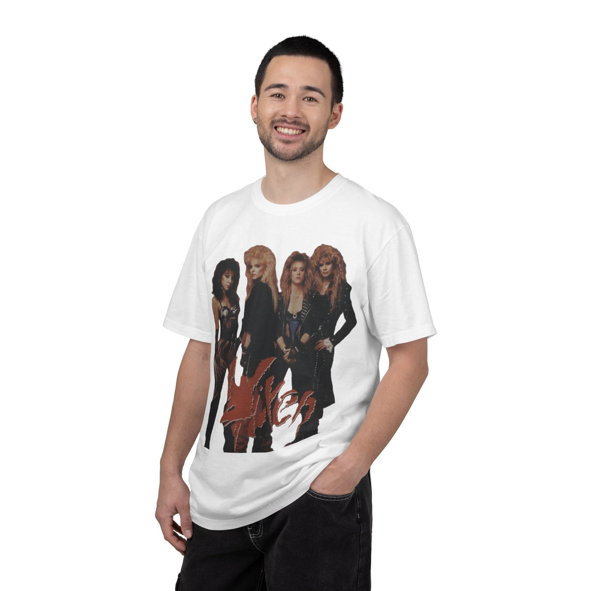 Camiseta con foto de la banda Vixen | Camiseta vintage de banda de rock femenina