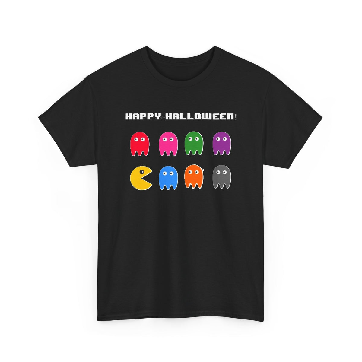 Pac-Man Ghosts Halloween Tee | Retro Arcade Halloween Shirt