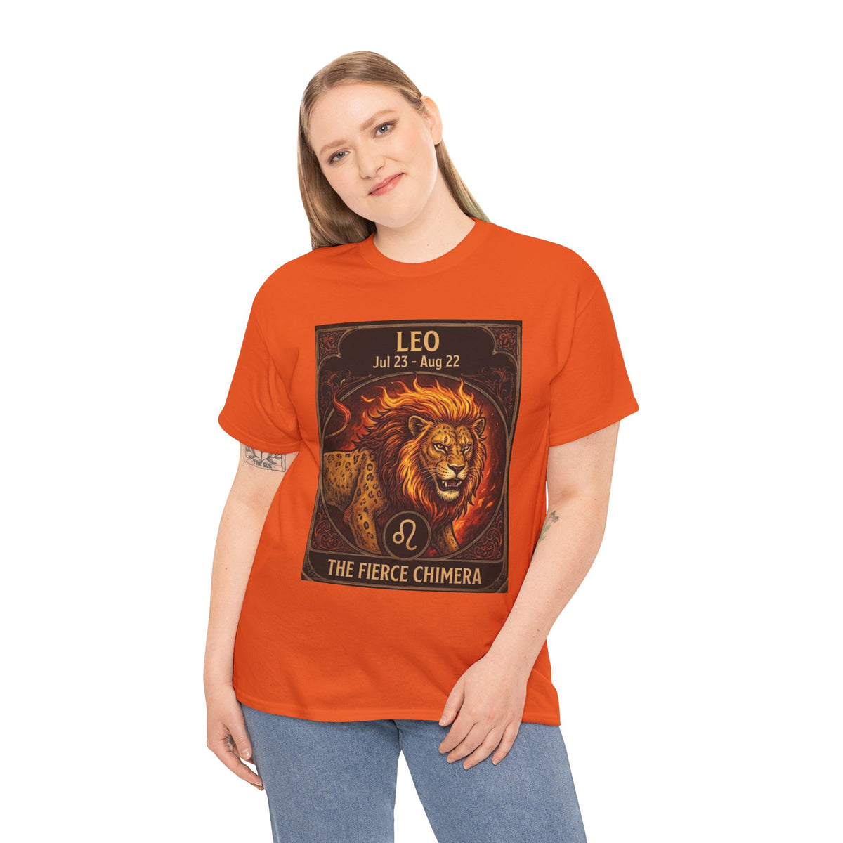 Leo Zodiac Lion shirt | Halloween Zodiac Astrology The Fierce Chimera tee
