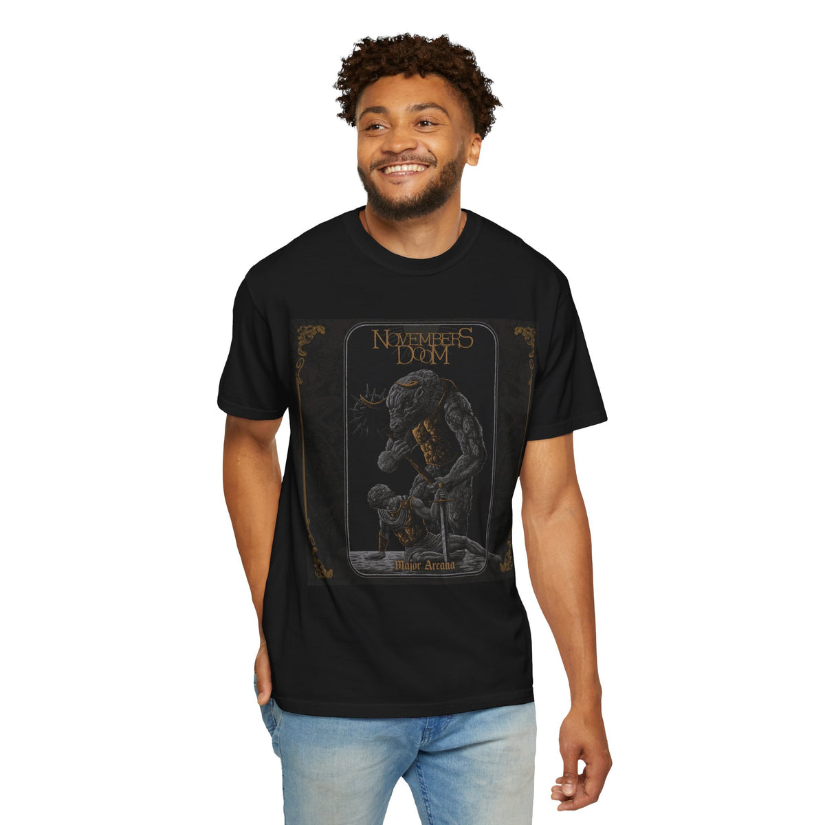 Novembers Doom Major Arcana Dark Vintage Design / Gothic Doom Metal Band Tee