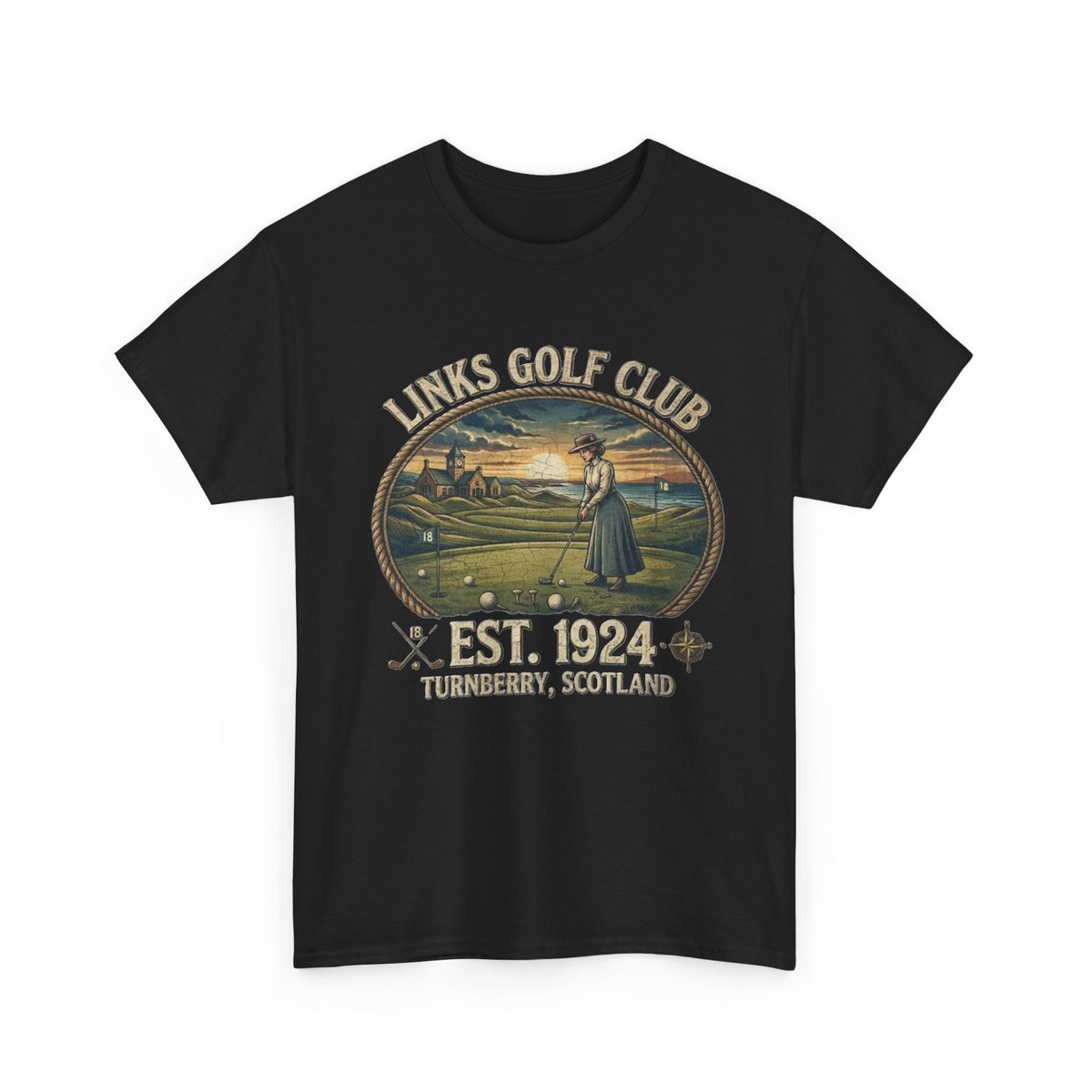 Links Golf Club EST. 1924 T-Shirt | Turnberry Scotland golf design