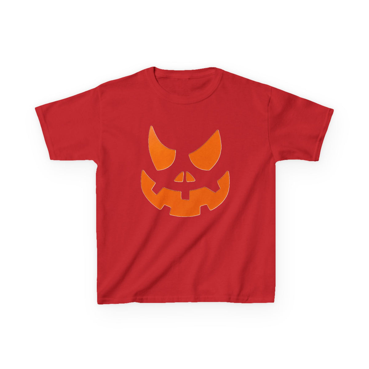 Jack-o'-Lantern Face Kids Tee | Halloween Pumpkin Shirt
