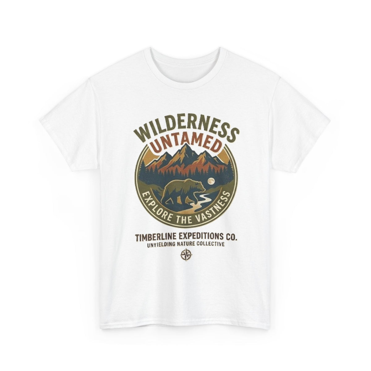 Wilderness Untamed Mountain Bear Graphic T-Shirt