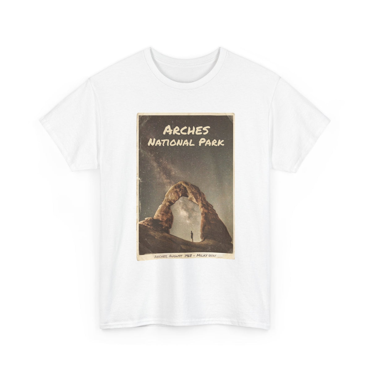 Arches National Park Vintage Poster T-Shirt |Utah Scenic Travel Tee