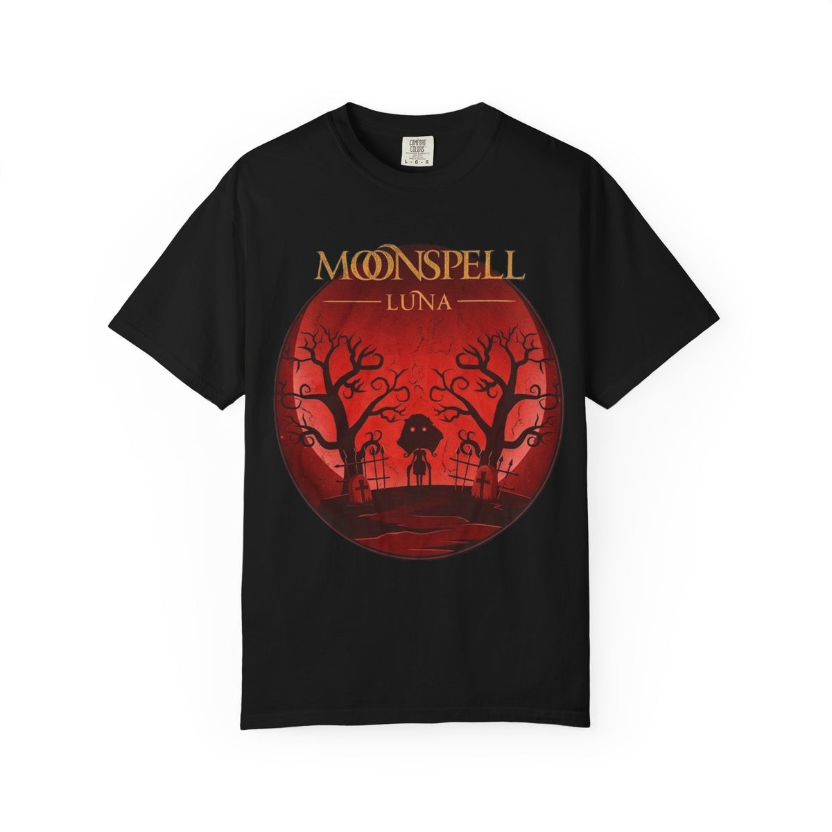 Moonspell Luna Gothic Moon Forest T-Shirt / Gothic Metal Band Tee