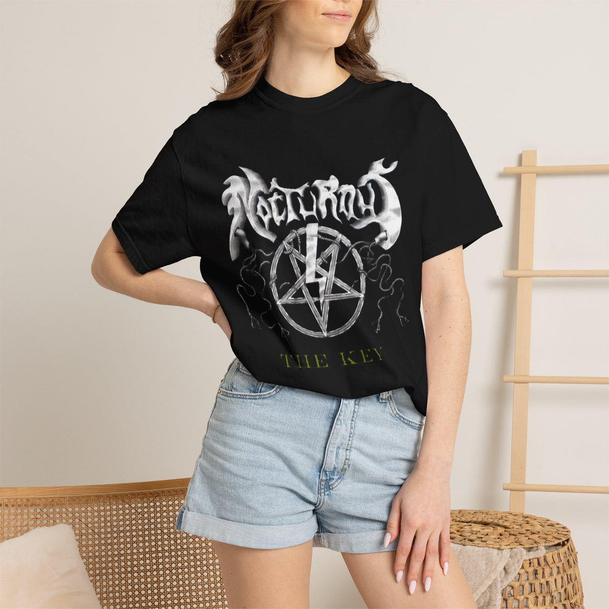 Nocturnus The Key Artwork T-Shirt | Nocturnal Pentagram Floridian Death Metal Band