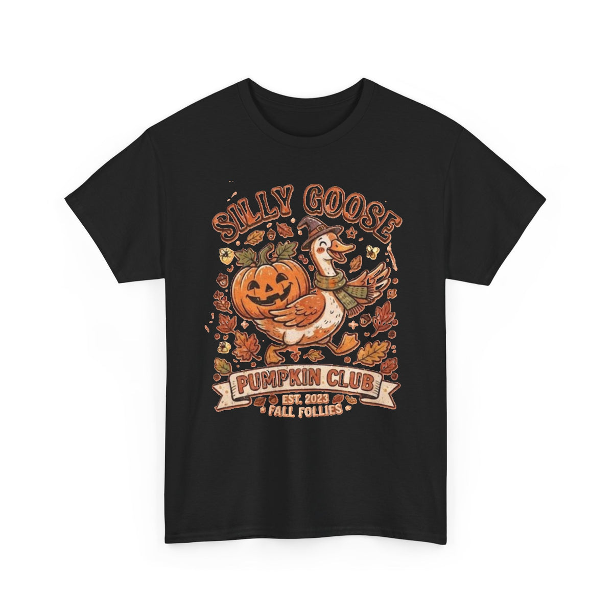 Silly Goose Pumpkin Club Tee | Fall Pumpkin Halloween Shirt