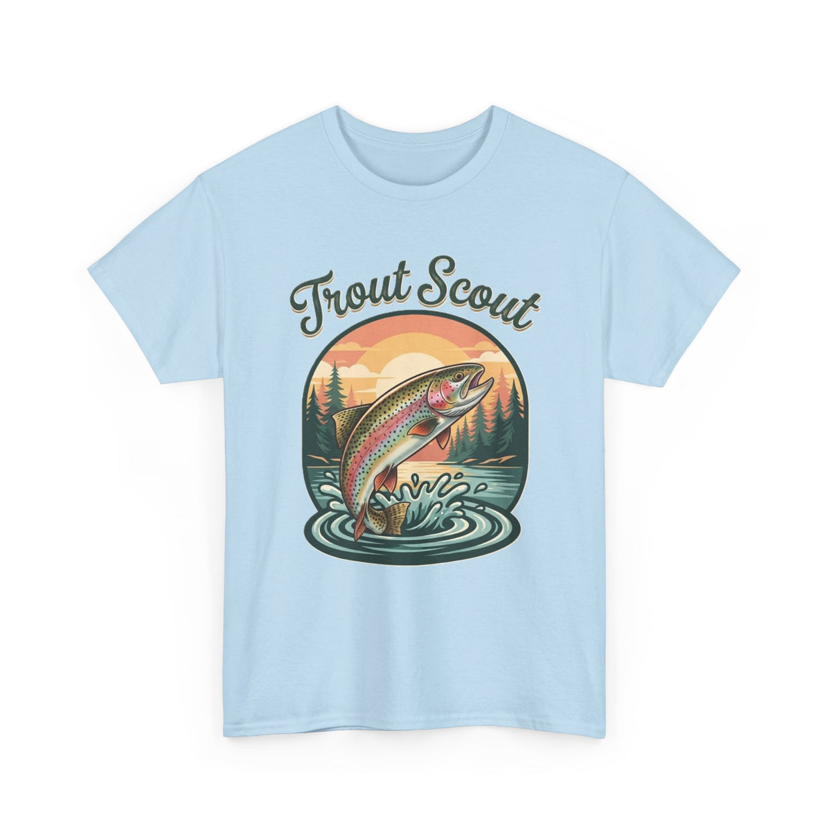 Trout Scout Fishing Graphic T-Shirt