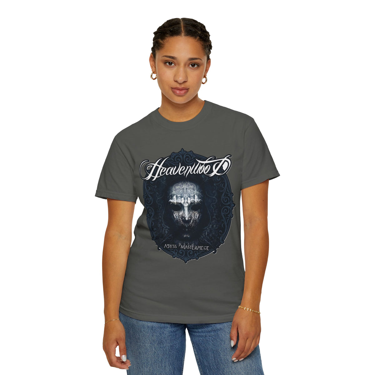 T-shirt avec pochette d'album « Masterpiece » de Heavenwood Abyss / T-shirt de groupe de metal gothique portugais
