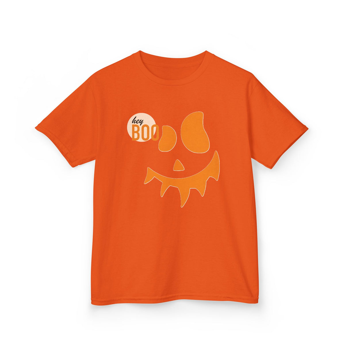 Jack O'Lantern Face Kids Tee | Halloween Boo Pumpkin Shirt