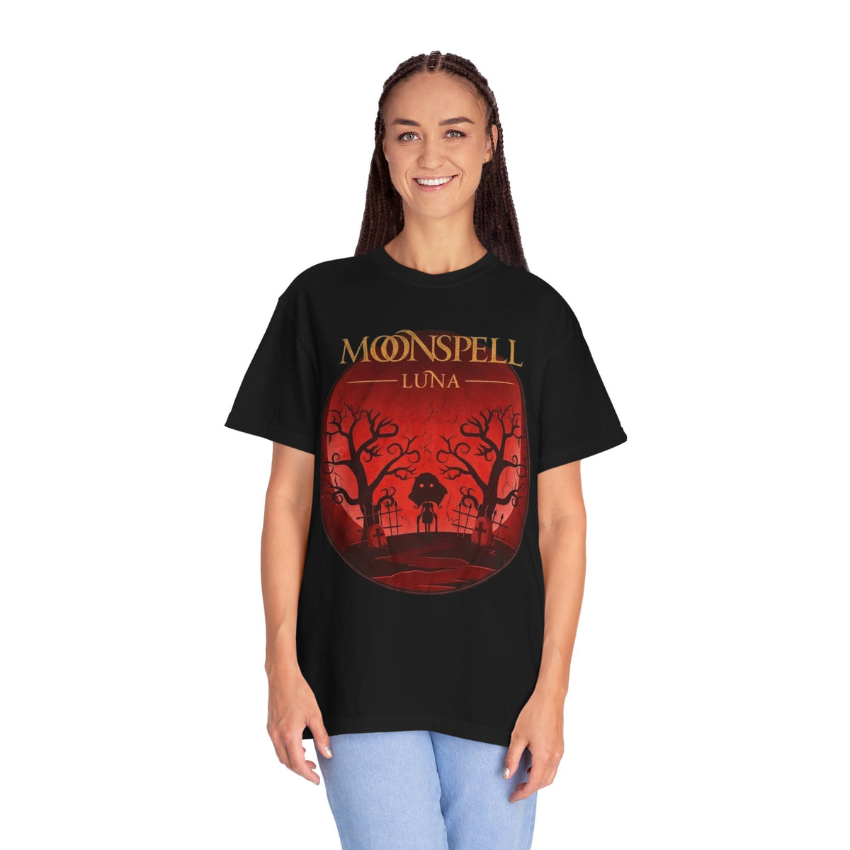 Moonspell Luna Gothic Moon Forest T-Shirt / Gothic Metal Band Tee