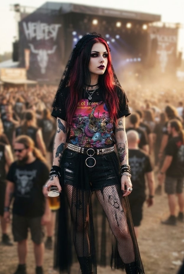 Camiseta con arte del álbum de Lake of Tears | ilustración de fantasía psicodélica