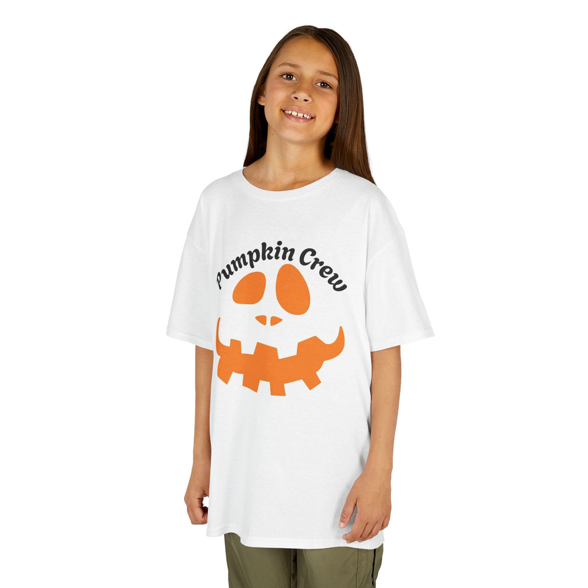 Pumpkin Crew Kids Tee | Halloween Jack-o'-Lantern Shirt