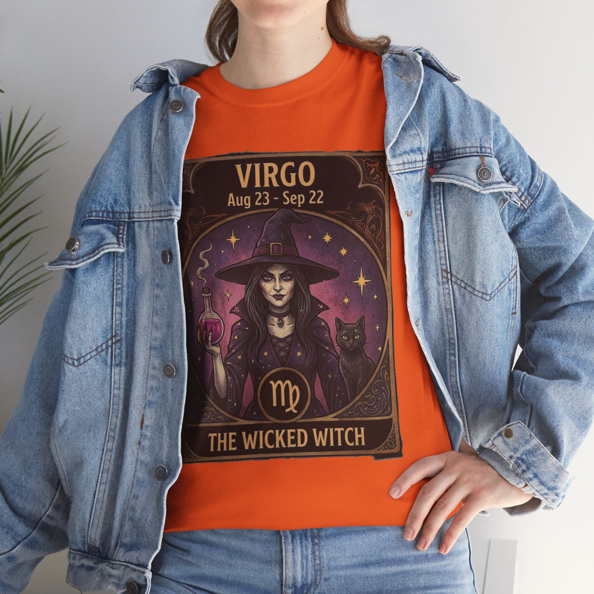 Camiseta Virgo Wicked Witch | Camiseta de Virgo de astrología del zodiaco de Halloween